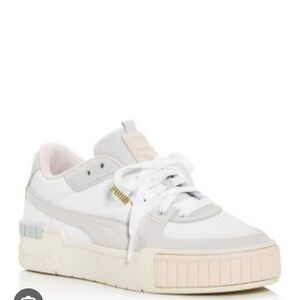 PUMA Women's Cali Sport Sneakers - White and Tan